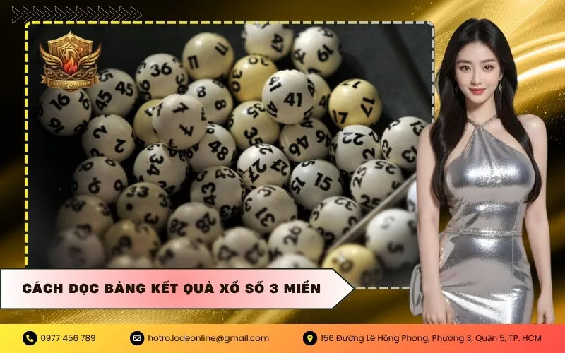 Cách đọc bảng kết quả xổ số 3 miền