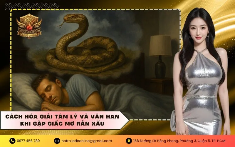 Cách hóa giải tâm lý và vận hạn khi gặp giấc mơ rắn xấu