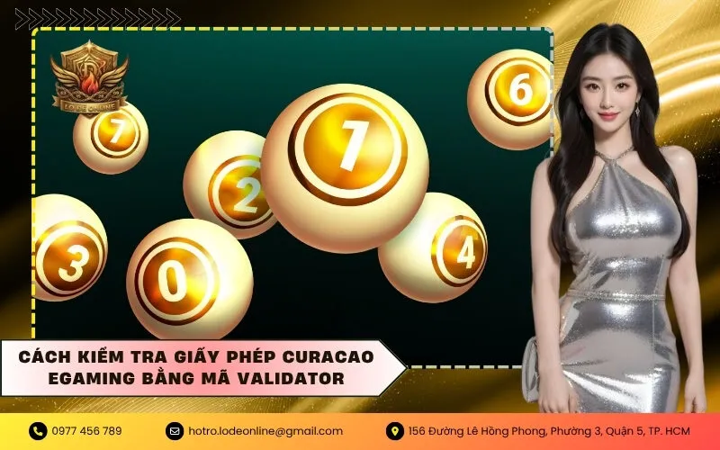 Cách kiểm tra giấy phép Curacao eGaming bằng mã Validator