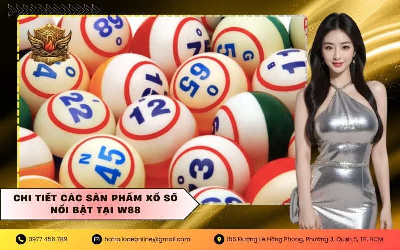 Chi tiết các sản phẩm xổ số nổi bật tại W88