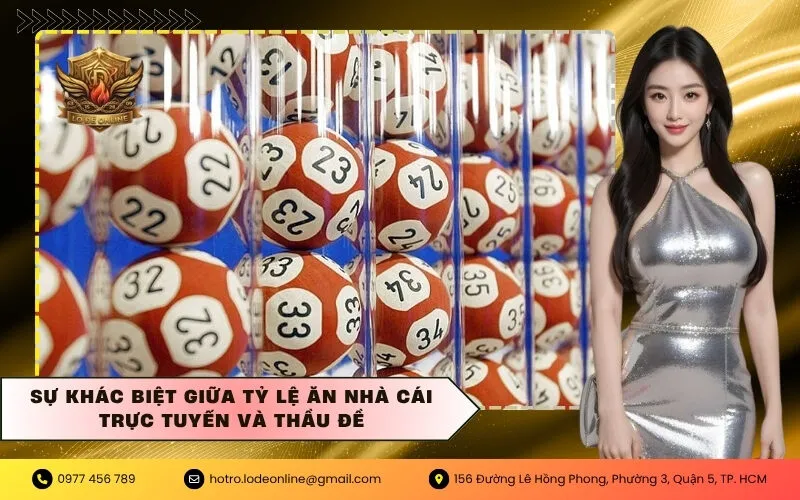 Sự khác biệt giữa tỷ lệ ăn nhà cái trực tuyến và thầu đề